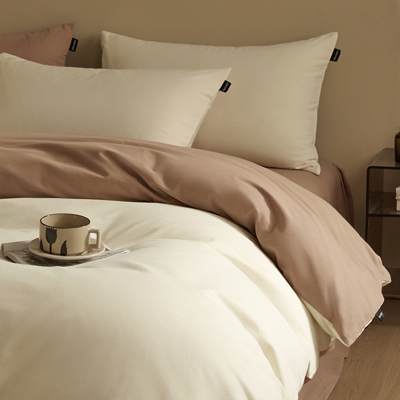 思百舍轻奢A类加厚全棉磨毛被套