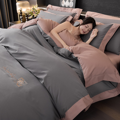 思百舍高端全棉长绒棉四件套