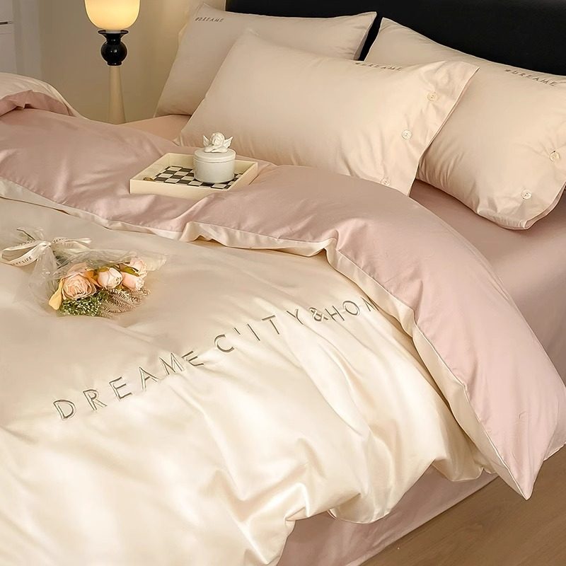轻奢纯棉被套单件150x200x230全棉被罩单人单独被单2025新款宿舍