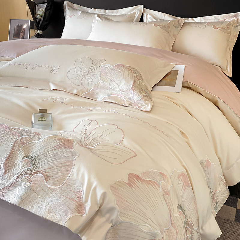 100s高端四件套全棉长绒棉