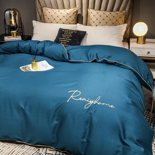 轻奢纯棉被套单件1.8x2.2m全棉学生宿舍150x200单双人被罩200x230