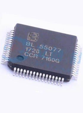BL55077 封装LQFP64 通用LCD驱动与控制电路芯片