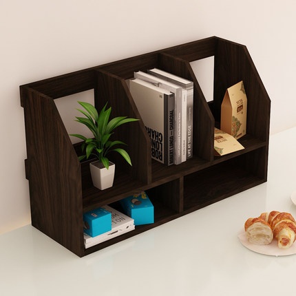 翊通桌上小书架创意伸缩置物架简易学生电脑桌面收纳办公桌组合架