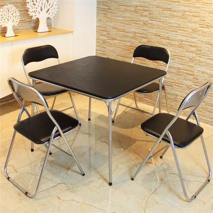 翊通折叠桌麻将桌餐桌饭桌方桌办公会议桌简易户外便携摆摊小桌子