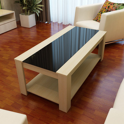 翊通 北欧客厅茶几电视柜简约现代小户型茶桌钢化玻璃茶几咖啡桌