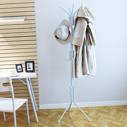 衣帽架落地挂衣架 简约时尚创意室内卧室简易立式十一挂衣服架