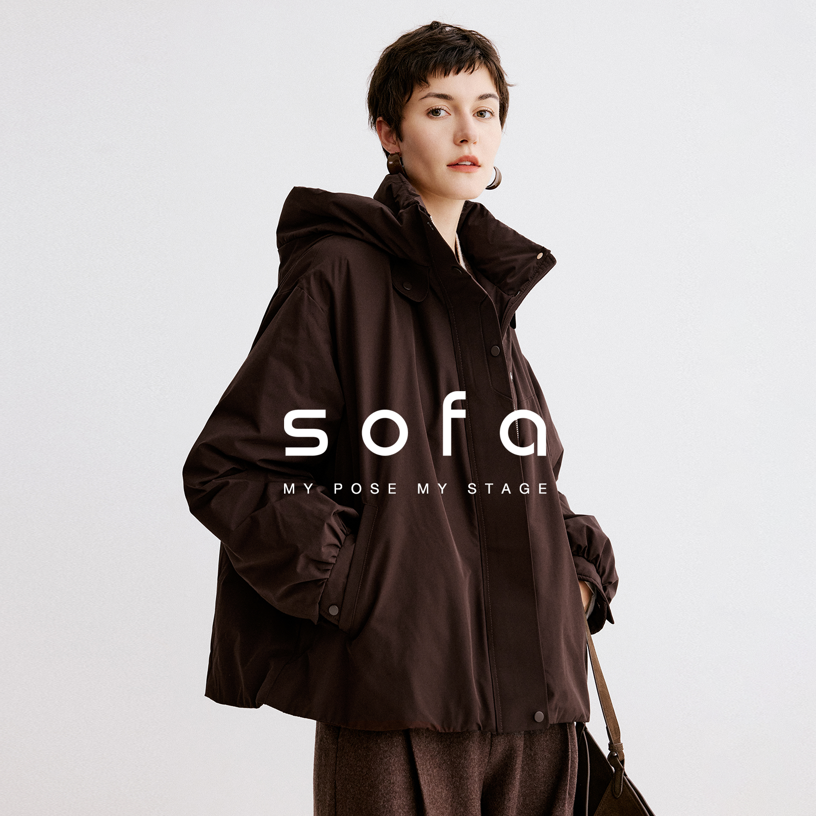sofa高端静奢宽松羽绒服