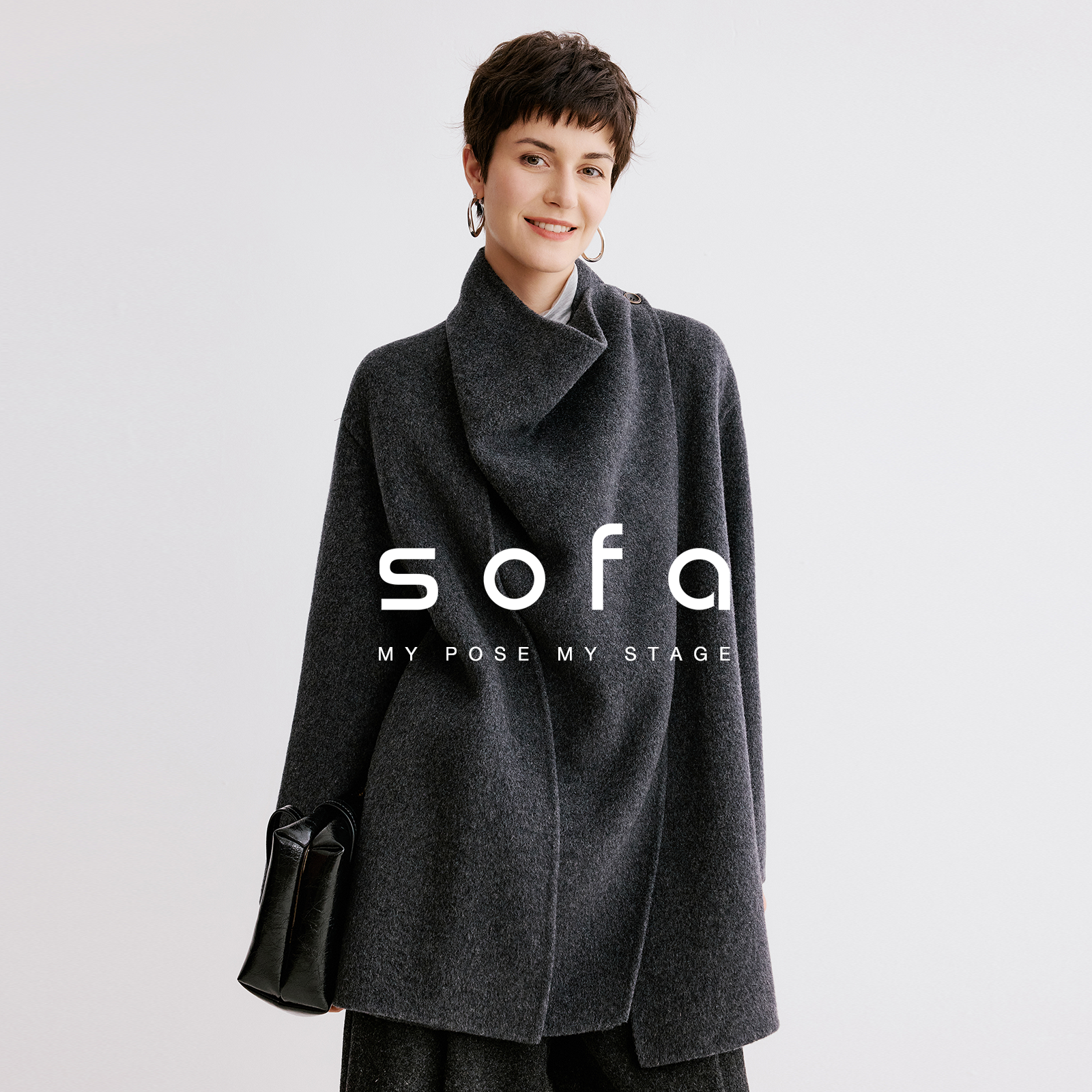 简约row风羊毛大衣！sofa羊毛骆驼绒时髦设计感简约外套女,女装/女士精品,毛呢外套,淘宝优惠券,粉丝福利购,淘宝优惠卷