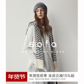 挺阔感丝光棉白t sofa简约刚需百搭慵懒易打理黑白宽松T恤女长袖