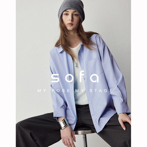 sofa轻盈法式防晒衬衫抗皱好打理