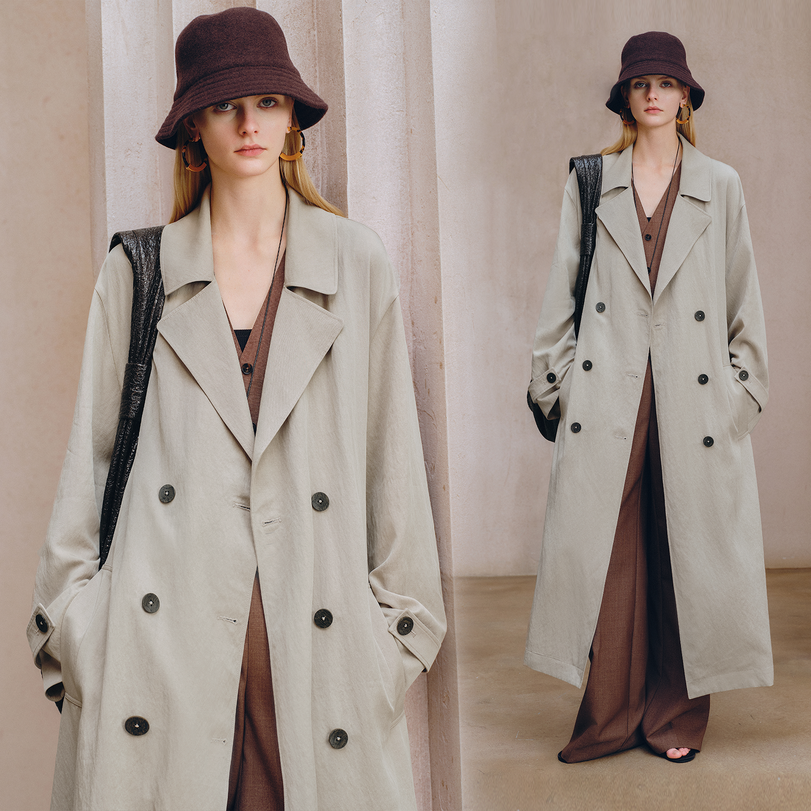 sofa静奢松弛垂感风衣实用必备