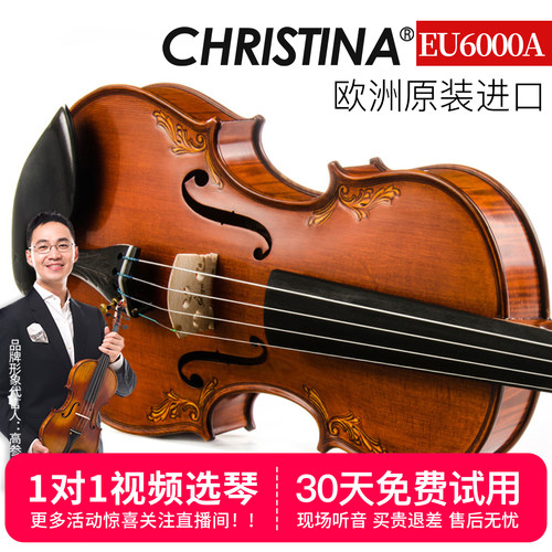 CHRISTINA EU6000A欧洲原装进口小提琴专业级考级演奏级手工琴 - 封面