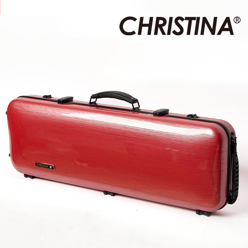 小提琴琴盒红色方形盒子4/4尺寸