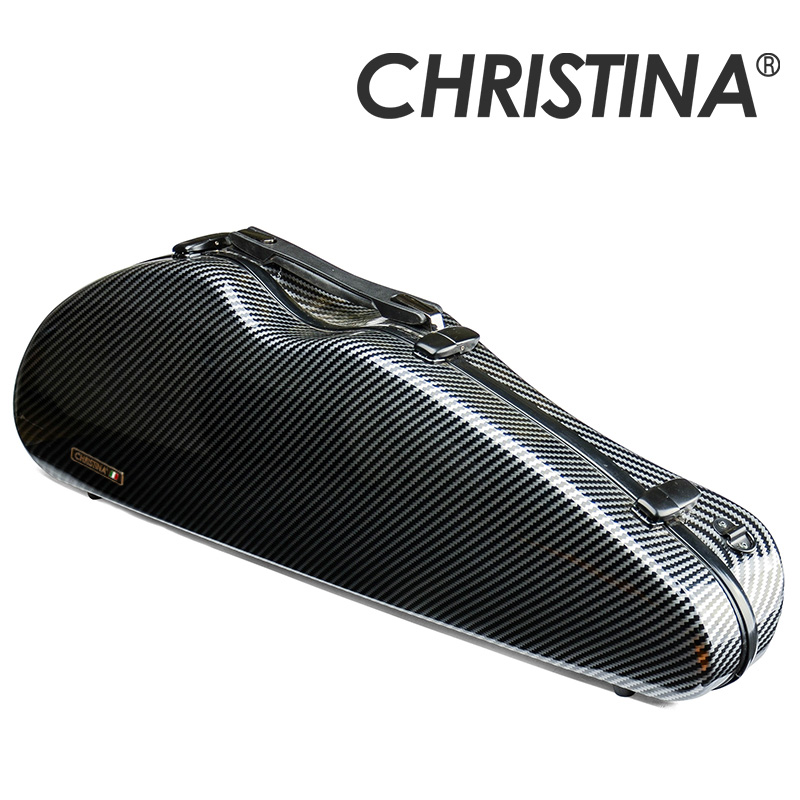 小提琴琴盒黑色条纹碳纤维