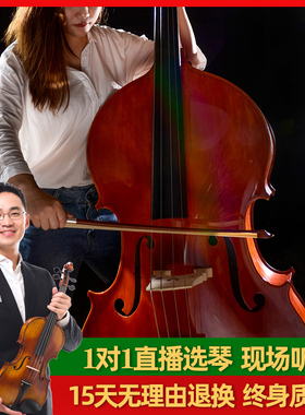 chrisitina  成人儿童考级演奏专业级低音提琴 倍大提琴 大贝司