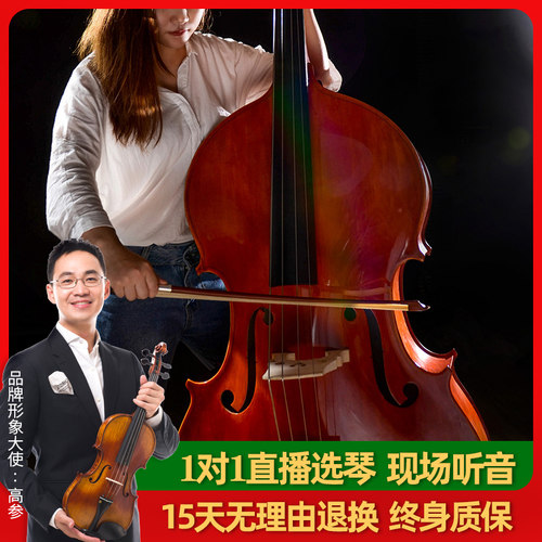 chrisitina  成人儿童考级演奏专业级低音提琴 倍大提琴 大贝司