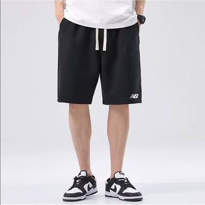 奥莱NB百伦夏季潮牌男士重磅短裤大码宽松五分裤休闲运动裤男直筒