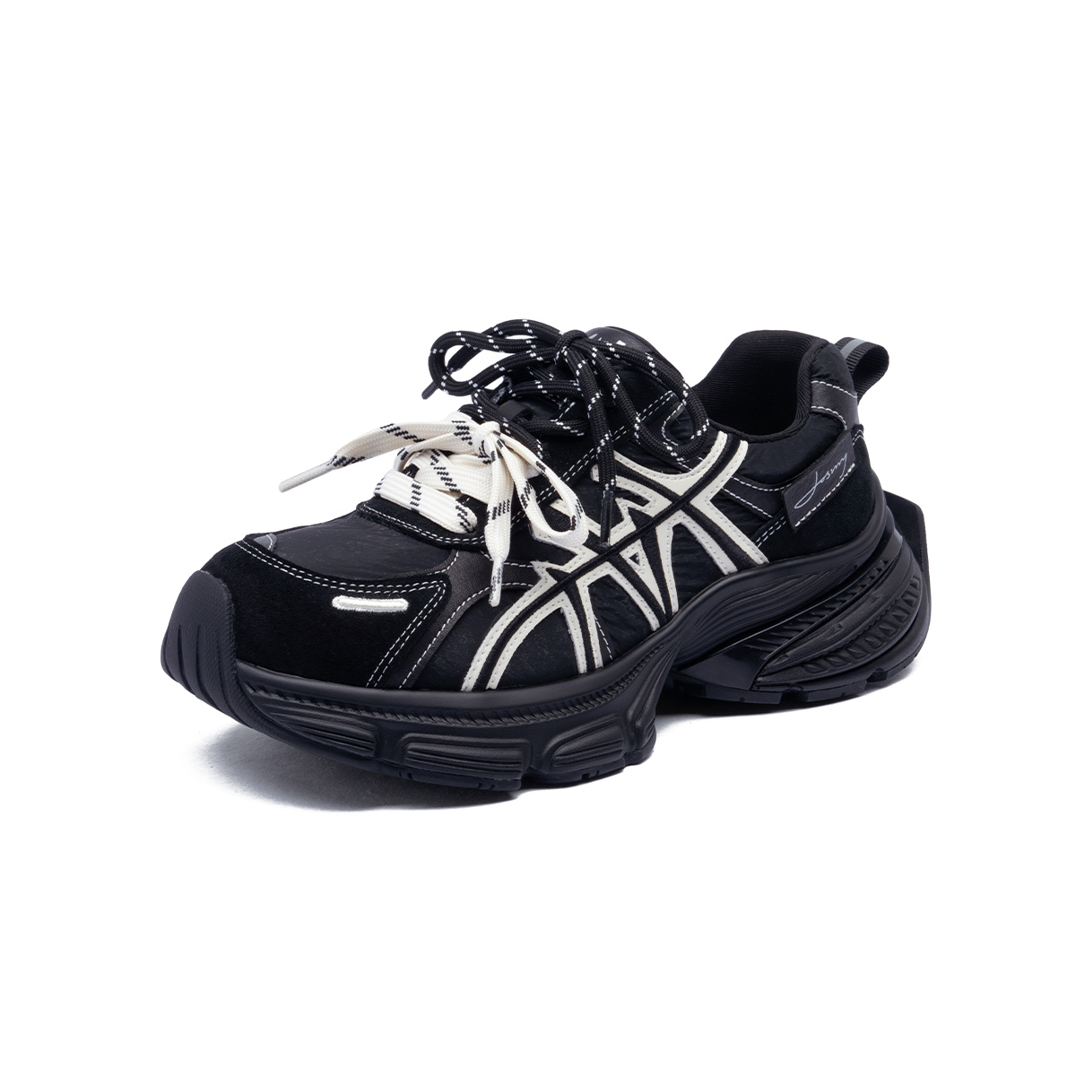 卓诗尼2025春季新款厚底老爹鞋