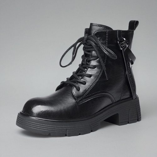 卓诗尼2025年冬季新款马丁靴