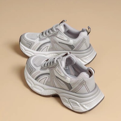 卓诗尼复古厚底增高老爹鞋女款