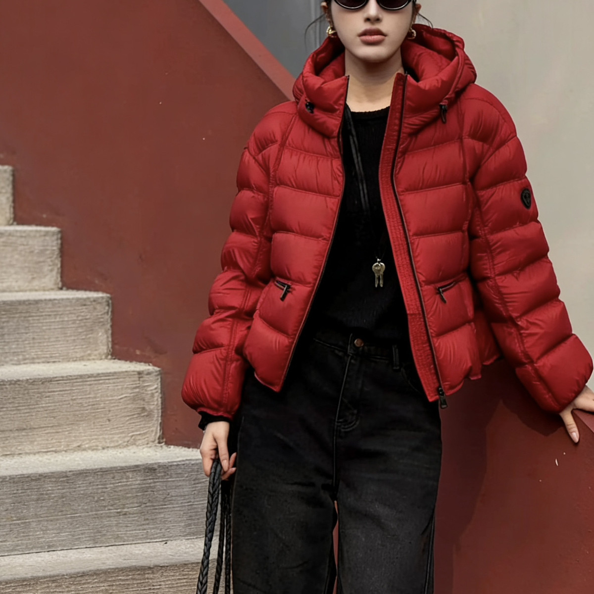 诺诺家溯源90安心绒欧货原版剪刀贴标连帽泡芙保暖羽绒服外套859,女装/女士精品,羽绒服,淘宝优惠券,粉丝福利购,淘宝优惠卷