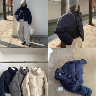 诺诺新年羽绒必入立领短款超显比例下摆可收口加厚羽绒服T388