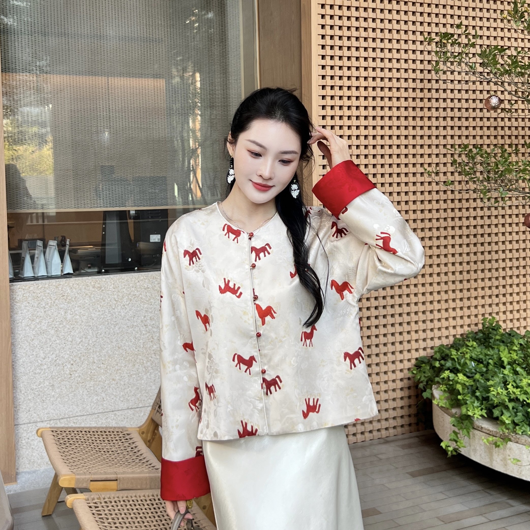 诺诺店年早春新中式赤马提花人丝国风短外套（含60真丝）YS120-B1,女装/女士精品,时尚套装,淘宝优惠券,粉丝福利购,淘宝优惠卷