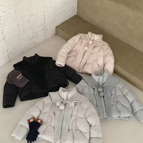 诺诺设计韩系设计感舒适百搭显瘦保暖羽绒服外套(配披肩)2801JR