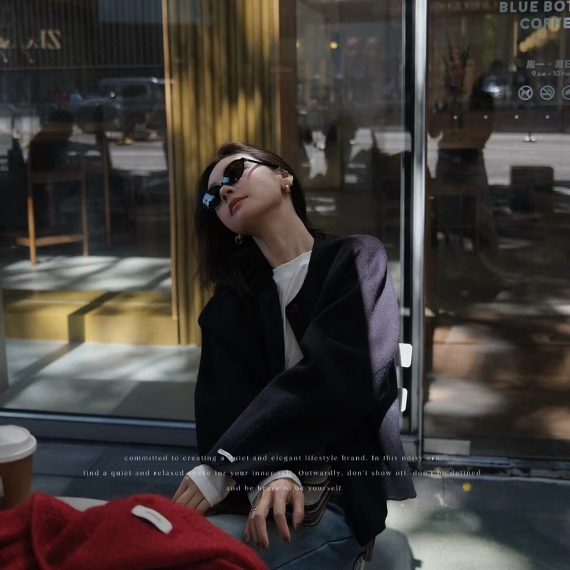 诺诺时尚单排扣舒适羊毛外套（含90绵羊毛）(不含配件)YS1-AE0216