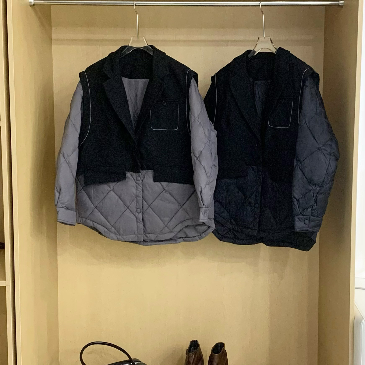 诺诺小众设计长款保暖羽绒服(含50鹅绒)(充绒量150G)ASW361799