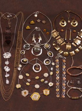 出口法国IKITA老货孤品项链圈女