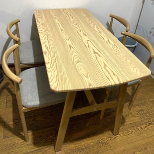 北欧餐桌家用小户型现代简约饭桌出租房长方形吃饭桌子餐桌椅组合