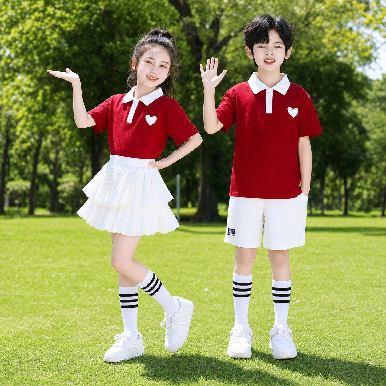 六一儿童合唱演出服小学生运动会儿童演出服