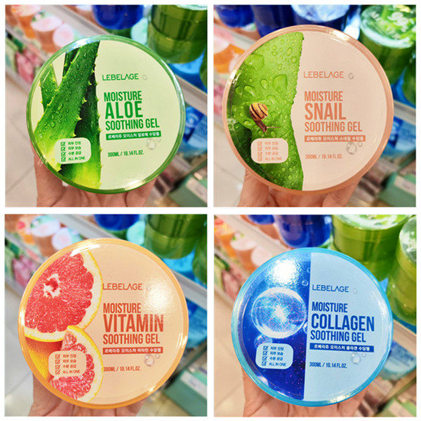 香港购韩国LEBELAGE芦荟胶维生素胶原蛋白滋润保湿舒缓凝胶300ml