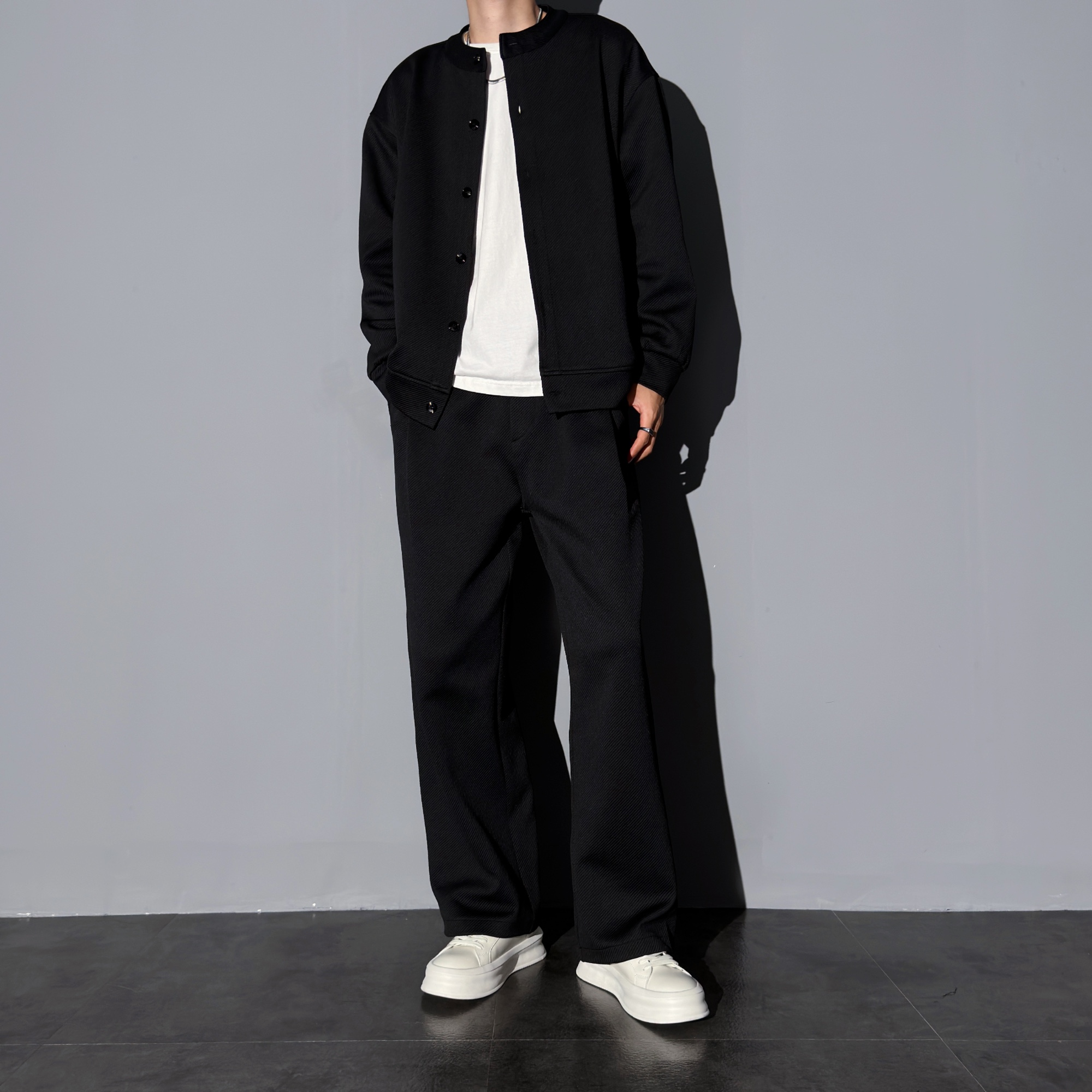 莱德的搭配春秋时尚休闲两件套