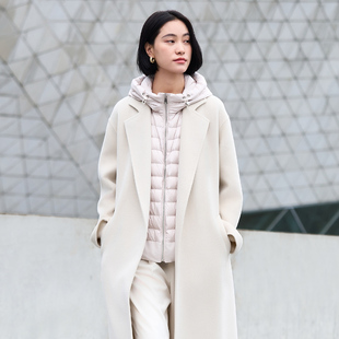 羊毛羊绒大衣 歌蒂诗冬季 韩版 简约大衣经典 8D42D3705 专柜新款