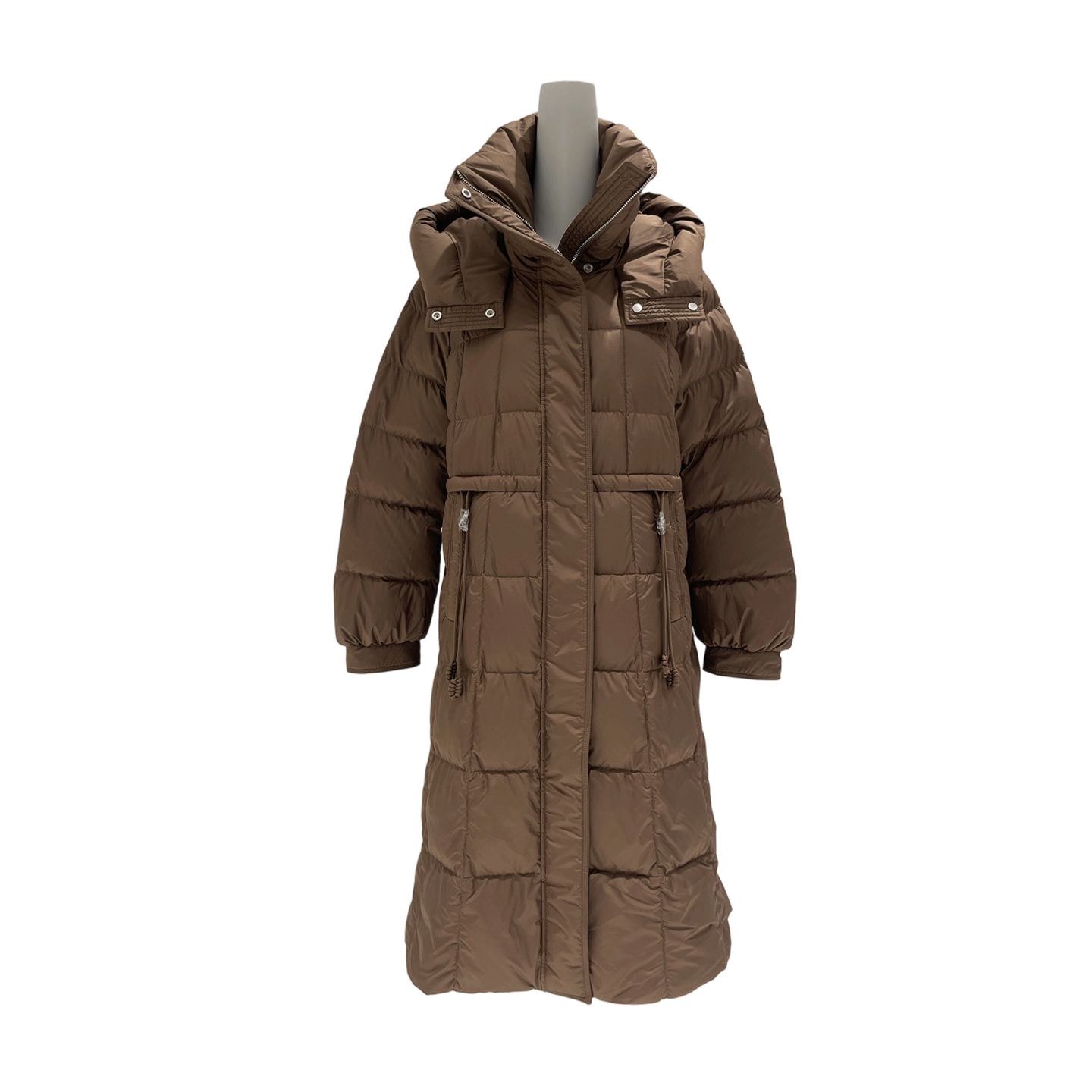 【中长款鸭绒】歌蒂诗冬季专柜新品防风保暖连帽羽绒服 1E46Y2986