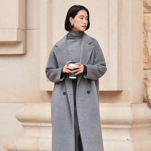 羊毛大衣女 歌蒂诗冬季 通勤简约中长款 时尚 8D42D2701 专柜新款