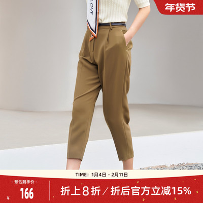 2022西装裤歌蒂诗简约