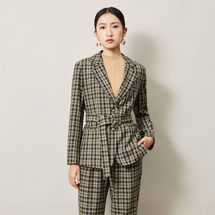 专柜新款 外套 时尚 女气质西服西装 3B36W1950 收腰修身 歌蒂诗秋季