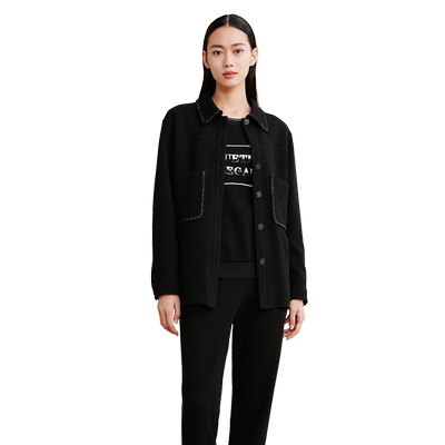 歌蒂诗休闲中长莫代尔外套