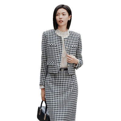 歌蒂诗秋季专柜新款简约高级气质短款小香风外套女 8E33W5154