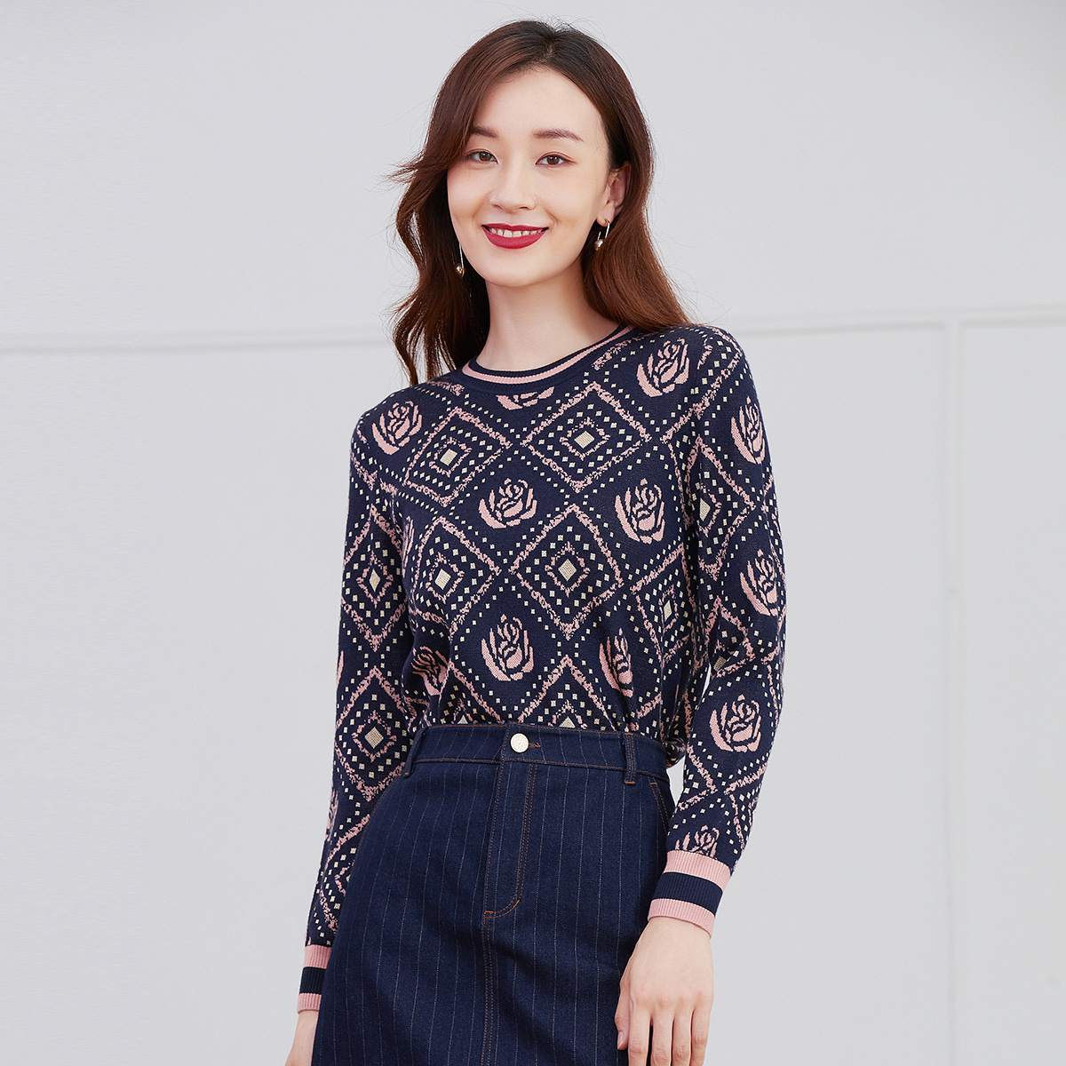 歌蒂诗2022春季专柜新款毛织衫