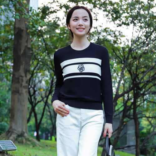 歌蒂诗春季专柜新款针织衫1E11Z1528