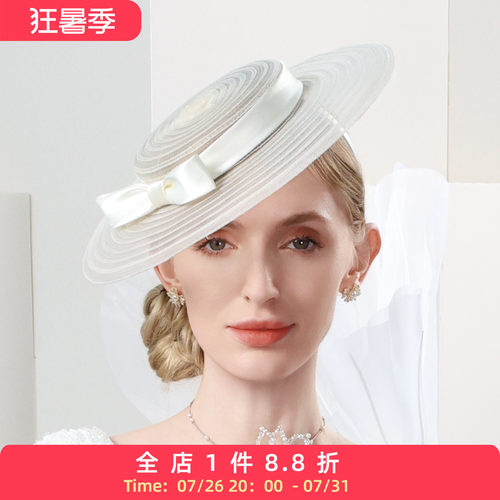 EE春夏宴会出游优雅发箍礼帽女