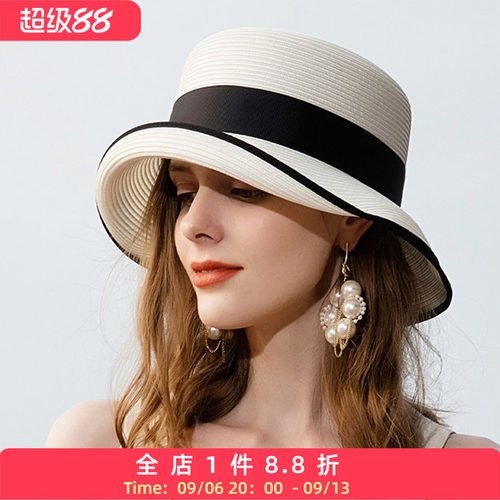 EE时尚防晒太阳帽夏季短发