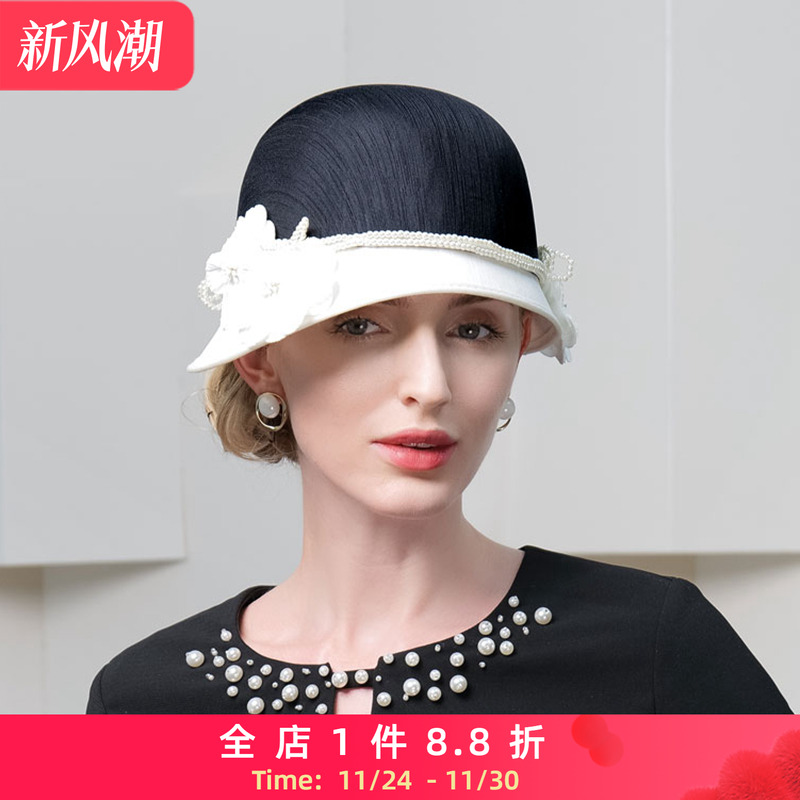 EE春秋逛街出游优雅百搭帽子