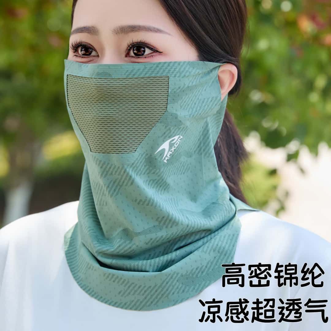 骑行面罩男女夏季防紫外线护颈遮阳围脖透气脸罩登山钓鱼挂耳面罩