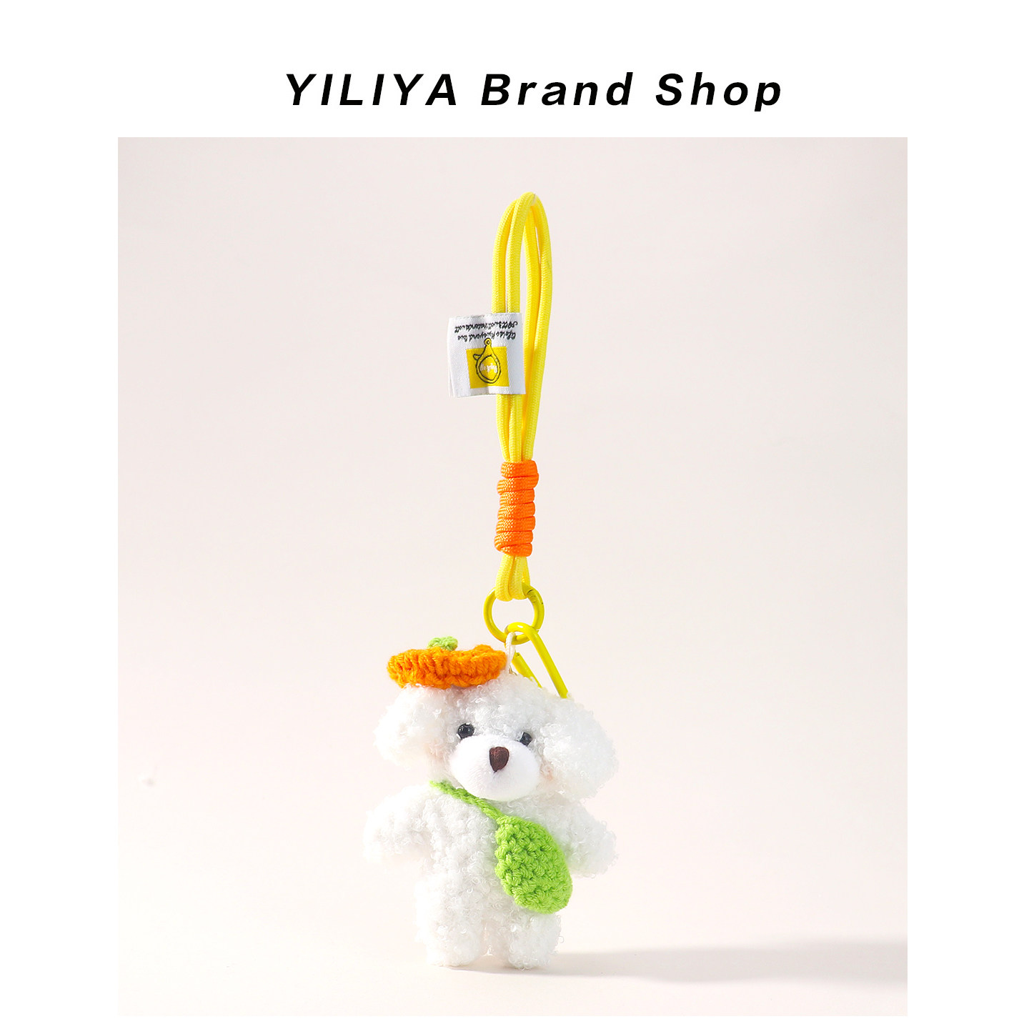 YILIYA韩国可爱东大门毛绒手绳小狗包包挂件包挂饰礼物钥匙扣配饰