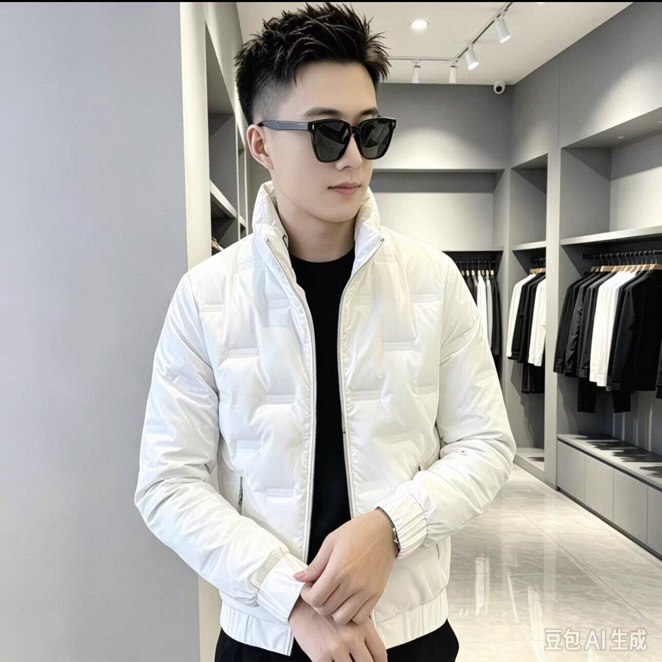 冬季新款男士立领羽绒棉服潮流短款保暖休闲时尚韩版修身棉衣外套